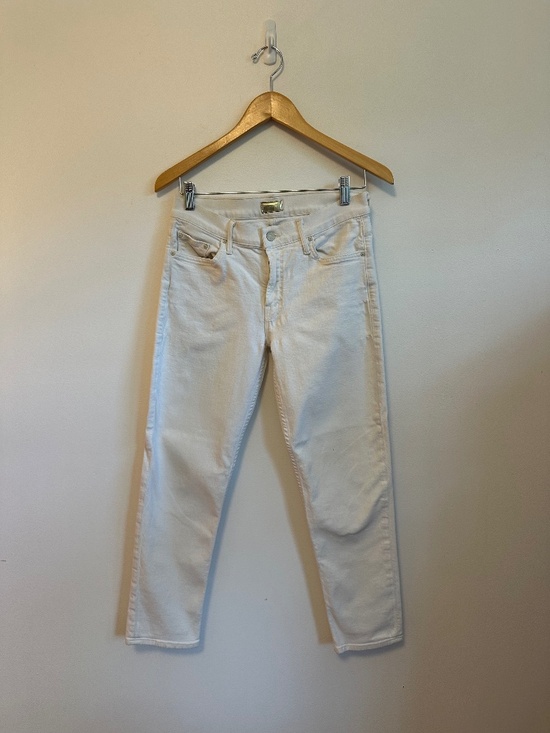 MOTHER Denim - Mother The Dropout Jeans in Whipping Cream Wash | Size 26